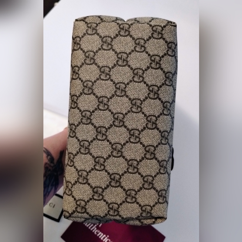 Gucci Guccissima Butterfly Tote & Gucci Marmot Key Card Case Bundle (2 Piece Set - Picture 8 of 16